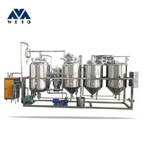 300-1000kg per day small scale palm oil mill cooking oil refinery machine small palm fruit oil production line