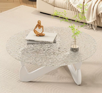 Tables basses, table basse moderne de luxe, table basse ronde moderne d'intérieur, table basse en bois faite à la main, meubles de salon en gros