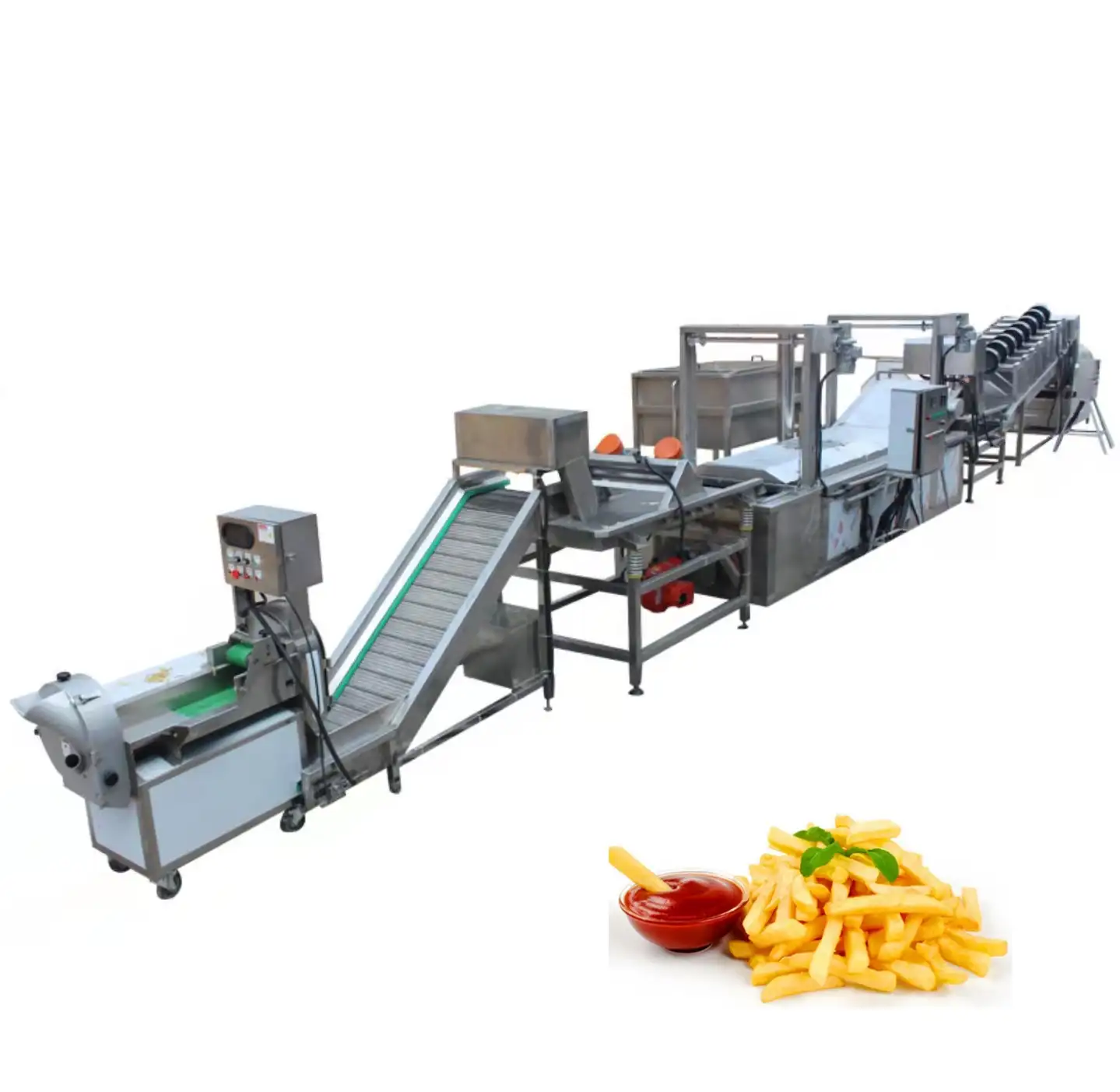 China supplier 2022 good spiral potato chips making machine