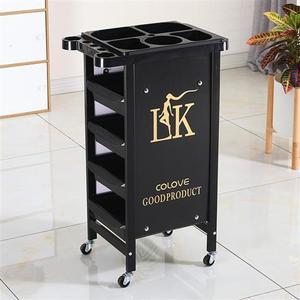 Chariot de salon de coiffure détachable Chariot d'or d'assistant de coiffeur de spa avec roues universelles Cheveux sans enchevêtrement - Product Image 1