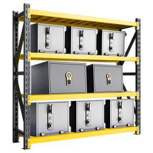 Industrielle anpassbare Garagen lager regale mit verstellbaren Schrauben Stahl metall regale zum Stapeln von Lagern - Product Image 6