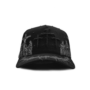 Cappellino da Baseball in Spugna Dobby con Fodera in Raso, Nuovo Design 2026, con Spilla in Metallo Ricamata in 3D a Croce, NFC e Tag, San Giuda Taddeo - Product Image 6