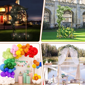 Bán Buôn Hợp Kim Nhôm Đám Cưới Nền Vòm Hoa Bóng Vòm Bộ 3 - Product Image 4