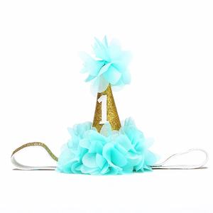 عقال للحفلات مع بلينغ سنة واحدة قبعة لحفلات عيد الميلاد لطيف الطفل عقال - Product Image 3