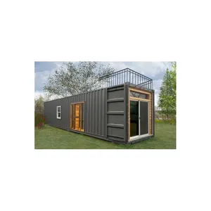 Factory Grossry Grm Good Ghae Diseño moderno Envío de lujo Tiny Mobile On Wheel Container Home