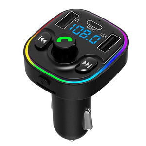 G47 nuova auto FM trasmettitore lettore MP3 auto Bluetooth musica 3USB caricabatteria LED luci ambientali - Product Image 4