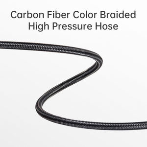 DIDEEP Tuyau de manomètre de plongée haute pression <span class=keywords><strong>SPG</strong></span> 15cm 65cm 80cm avec mousqueton - Product Image 4