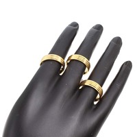 Nouveaux 36 Pièces Bagues en Acier Inoxydable 304 pour Doigt 6mm, Boîte de Bagues Plaqué Bijoux de Mode. Taille de la Boîte: 19x13x35cm. Numéros Mixtes 16-20