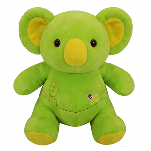 Peluche de koala verde personalizado, peluche de koala, peluche de animal del bosque, peluche de koala adorable, juguete de koala natural - Product Image 1