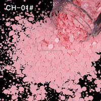 Penjualan Panas Bubuk Glitter Holografik Macaroon Chunky Mix Hitam untuk Tumbler PET Kemasan Kerajinan 1/2 Kilogram Pabrik