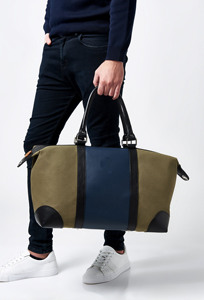 빈티지 스타일 주말 여행 더플백 여공용 지퍼 보관 가방 - Product Image 4