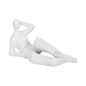 Moderna Statuetta Reclinabile in Resina per Decorazione Soggiorno, Ufficio, Mensola e Tavolino - Product Image 2