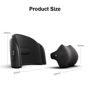 Almohada de Masaje para Cuello para Coche con Soporte para Reposacabezas y Respaldo, Simulación de Masaje Humano para Viaje, Hogar y Oficina - Product Image 3