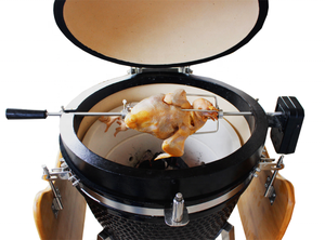Kamado — rôtissoire en acier inoxydable, pour Barbecue, grill à charbon en céramique, rôtisserie, moteur - Product Image 3