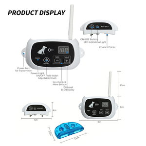 Outdoor Electric Wireless Large Pet Pen <strong>Dog</strong> <strong>Fences</strong> Outdoor Wireless Pet <strong>Dog</strong> <strong>Fence</strong> System Vibration Shock Beep <strong>Dog</strong> - Product Image 1