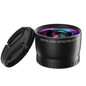 58mm 2X Teleconverter High Resolution Zoom Lens for 58mm Mount Cameras Optical Lens Accessory - Product Image 2