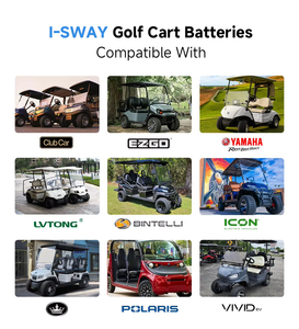 Wholesale <b>48v</b> Golf Cart Lithium <b>Battery</b> 36V 51.2V 72V 105Ah 100Ah 150Ah 48 Volt <b>Batteries</b> with BMS LCD Charger - Product Image 4