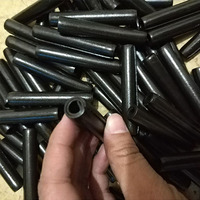 Goupille à ressort enroulée en acier inoxydable DIN7343 ISO8750 GB879.4 SUS304, fabrication en usine, robuste, noire, en acier 65Mn, goupilles élastiques laminées