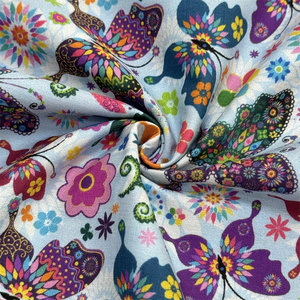 <span class=keywords><strong>2025</strong></span> Mới Nhất Thiết Kế Dễ Thương Động Vật Nhân Vật In 100% Cotton Hữu Cơ Vải Thoáng Khí Dệt Vải Cho Phụ Nữ Ăn Mặc Cô Gái Chàng Trai - Product Image 2