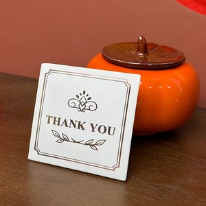 Tarjetas de agradecimiento a granel personalizadas-Tarjeta de agradecimiento de compra rectangular con lámina dorada, tarjeta de recuerdo para negocios - Product Image 3