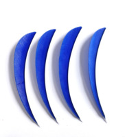 Plumes de dindon véritable de 4 pouces, forme bouclier et forme goutte, accessoires pour flèches de tir à l'arc