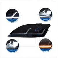 Pour Audi TT 06-14 : Kit de modification de phares à LED avec lentille laser, feux de jour et clignotants séquentiels 12V 55W 100000 lm