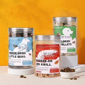 Nguyên dinh dưỡng cao protein hạt miễn phí đông khô thức ăn vật nuôi nhuyễn thể vịt viên tất cả các giai đoạn cuộc sống đóng băng khô vật nuôi xử lý - Product Image 4