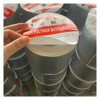 Ruban d'étanchéité en caoutchouc butyle d'aluminium pour réparation de toitures, membrane d'isolation hydrofuge, ruban de jointement pour réparation de toitures fuitantes