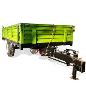 Alto estándar 3ton Durable Heavy Duty Pequeño Tractor Farm Dump Trailers Máquinas - Product Image 2