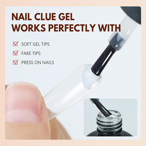 FZANEST <span class=keywords><strong>Kit</strong></span> de <span class=keywords><strong>Uñas</strong></span> Acrílicas 2 en 1 con Pegamento en <span class=keywords><strong>Gel</strong></span> para <span class=keywords><strong>Uñas</strong></span> Postizas de Larga Duración, Extensión UV, Diseño <span class=keywords><strong>Gel</strong></span> <span class=keywords><strong>X</strong></span> - Product Image 3