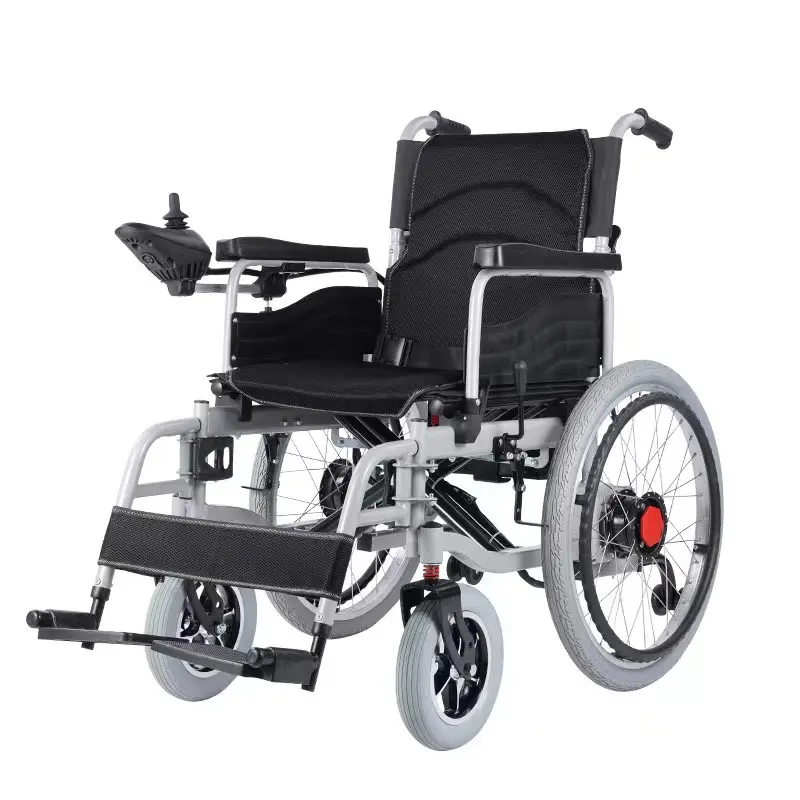 2024ベストセラーオールアルミ合金無効電動車椅子高品質折りたたみ式軽量電動車椅子