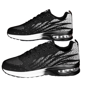 Calzado Deportivo de Tela PU Resistente, Antideslizante, Transpirable, con Cordones, para Correr, Uso Casual, Todas las Temporadas - Product Image 1