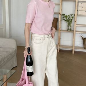 <b>Pink</b> Canvas Tote Bag for Women Large Capacity Shoulder Crossbody Handbag - Product Image 4