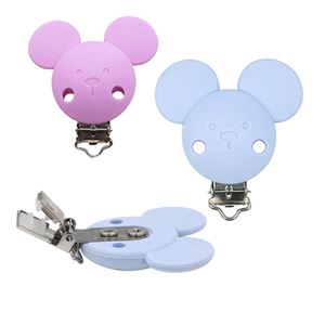 Mode de qualité alimentaire dentition sucette anneau de dentition factice pour bébé perle support en <span class=keywords><strong>silicone</strong></span> nouvelle pince en <span class=keywords><strong>Silicone</strong></span> - Product Image 2