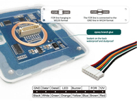 Lecteur de cartes NFC double fréquence S4A PCD-01 pour contrôle d'accès, lecture de cartes en verre trempé 125 kHz et 13,56 MHz