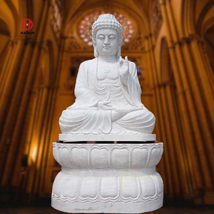 Statue grandeur nature de <span class=keywords><strong>Bouddha</strong></span> en marbre ornée de <span class=keywords><strong>jardin</strong></span> <span class=keywords><strong>extérieur</strong></span> - Product Image 6