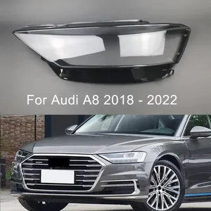 ฝาครอบไฟหน้ารถยนต์สำหรับ <span class=keywords><strong>Audi</strong></span> A8 A8L <span class=keywords><strong>S8L</strong></span> D5 ปี 2018 2019 2020 2021 2022 ฝาครอบไฟหน้ากระจก โคมไฟรถยนต์ เลนส์ไฟหน้า - Product Image 3