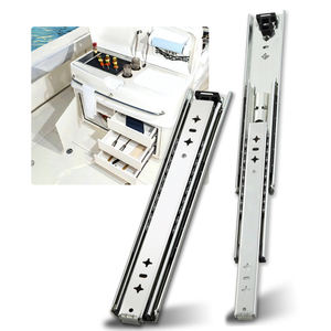 AOLISHENG tekne aksesuarları paslanmaz çelik deniz çekmece slayt tam uzatma rulman yan dağı 120kg çekmece slayt - Product Image 1