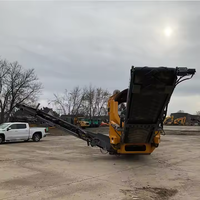 Tamis rotatoire diesel électrique portatif d'équipement résistant de criblage de sable sur commande pour la séparation en pierre