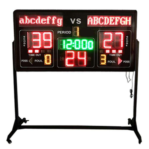 <span class=keywords><strong>Tabellone</strong></span> Segnapunti LED Modello 18M <span class=keywords><strong>D</strong></span> HB Controllato via RF con Timer a Doppia Righe 24s, Display Punteggio per Impianti Sportivi Interni ed Esterni - Product Image 3