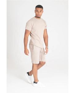 Impression de logo personnalisé de haute qualité vêtements de sport surdimensionnés pour hommes ensembles jumeaux simples vêtements d'été décontracté en coton blanc homme ensembles jumeaux 2025 - Product Image 6