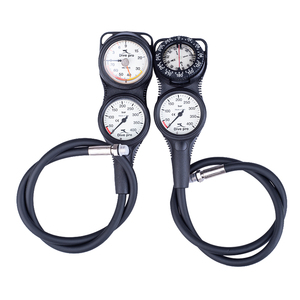 Manómetro Doble en Línea y Brújula con Manguera <span class=keywords><strong>de</strong></span> Alta Presión para <span class=keywords><strong>Buceo</strong></span> - Product Image 1