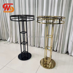 SMOOTH Modern Metal Flower Stand Gold Black <b>Tall</b> Wedding Decoration Flower Rack Stand - Product Image 4