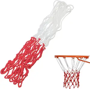 Filet de tir de basket-ball en nylon de haute qualité, 12 boucles * 7 nœuds, robuste