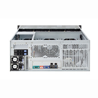 Serveur en rack haute performance 4U24 baies, châssis de stockage IPTV personnalisable, alimentation redondante 1300W, prix bas, Xeon E5 8C 2.4GHz