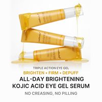 Sérum pour les yeux Medicube, soin coréen de la peau, acide kojique, curcuma |   Sérum gel éclaircissant longue durée |   Hydratant et Rafraîchissant