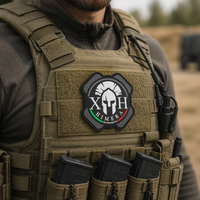 Patch moral tactique Spartan 3D personnalisé en PVC écologique, motif fleur cœur, emblèmes durables en caoutchouc avec auto-agrippant pour équipement extérieur et chapeaux