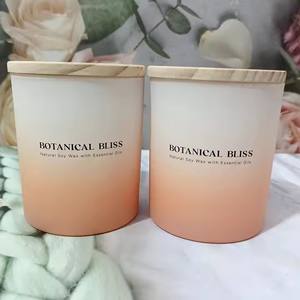 เทียนหอมทำจากถั่วเหลืองเทียนแก้วเทียนหอมแบบสั่งทำ - Product Image 1