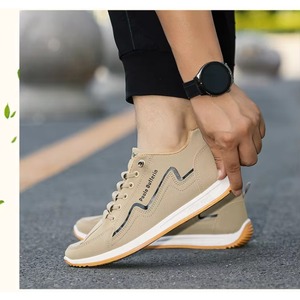 Chaussures de sport décontractées tendance pour hommes avec doublure en mesh, fermeture à lacets polyvalente pour toutes les saisons - Product Image 5