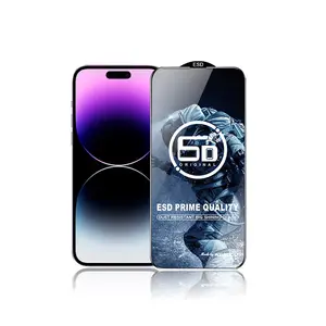 Protector de pantalla antiestático 6D para iphone 14 pro max 13